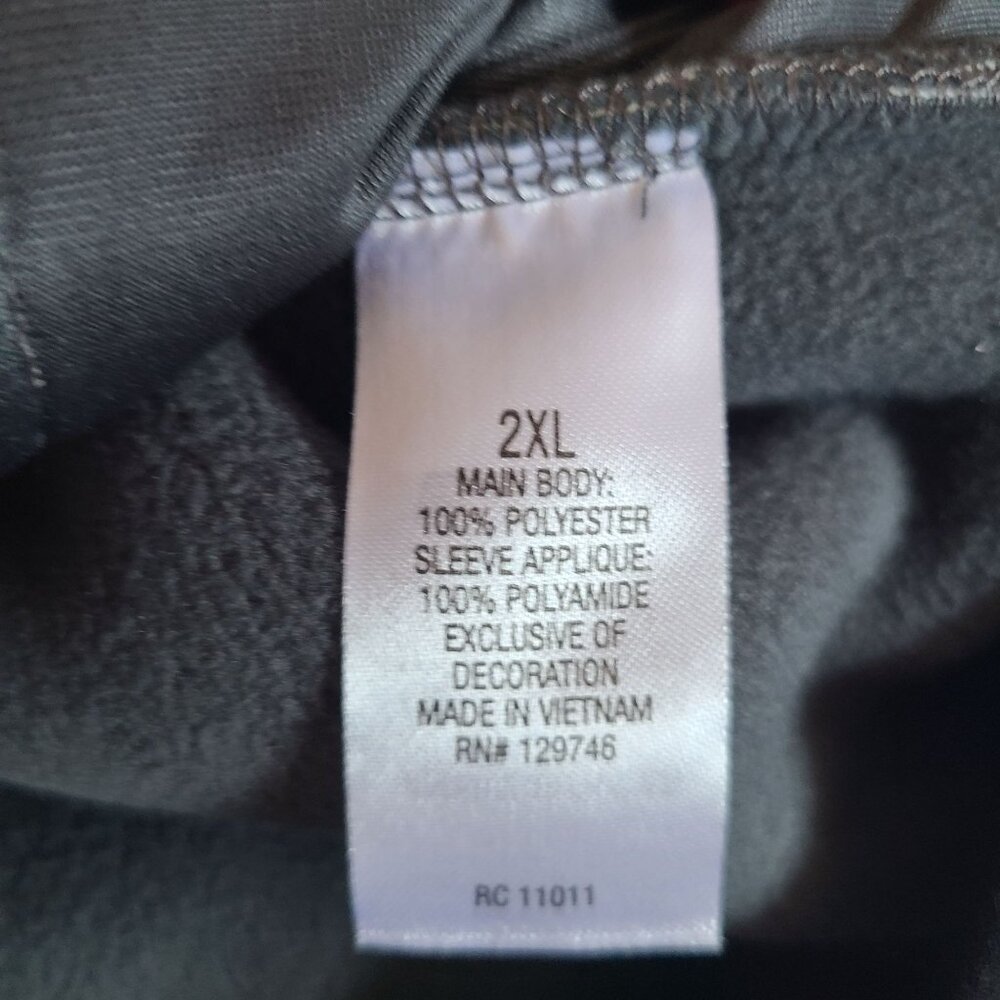 Ridgecut Toughwear Mens Sherpa Fleece Pullover 2XL Gray With Black Warm Workwear - Picture 11 of 12